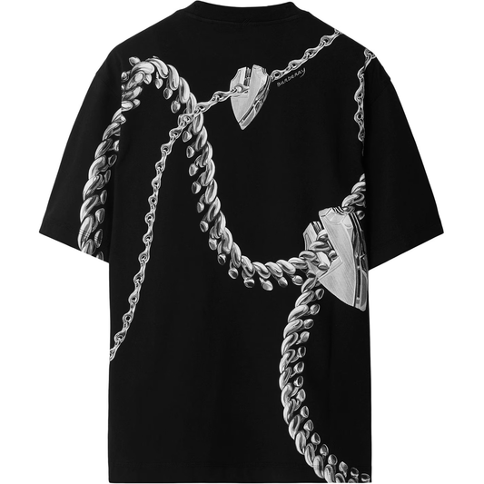 Burberry Shield Hardware Cotton T Shirt