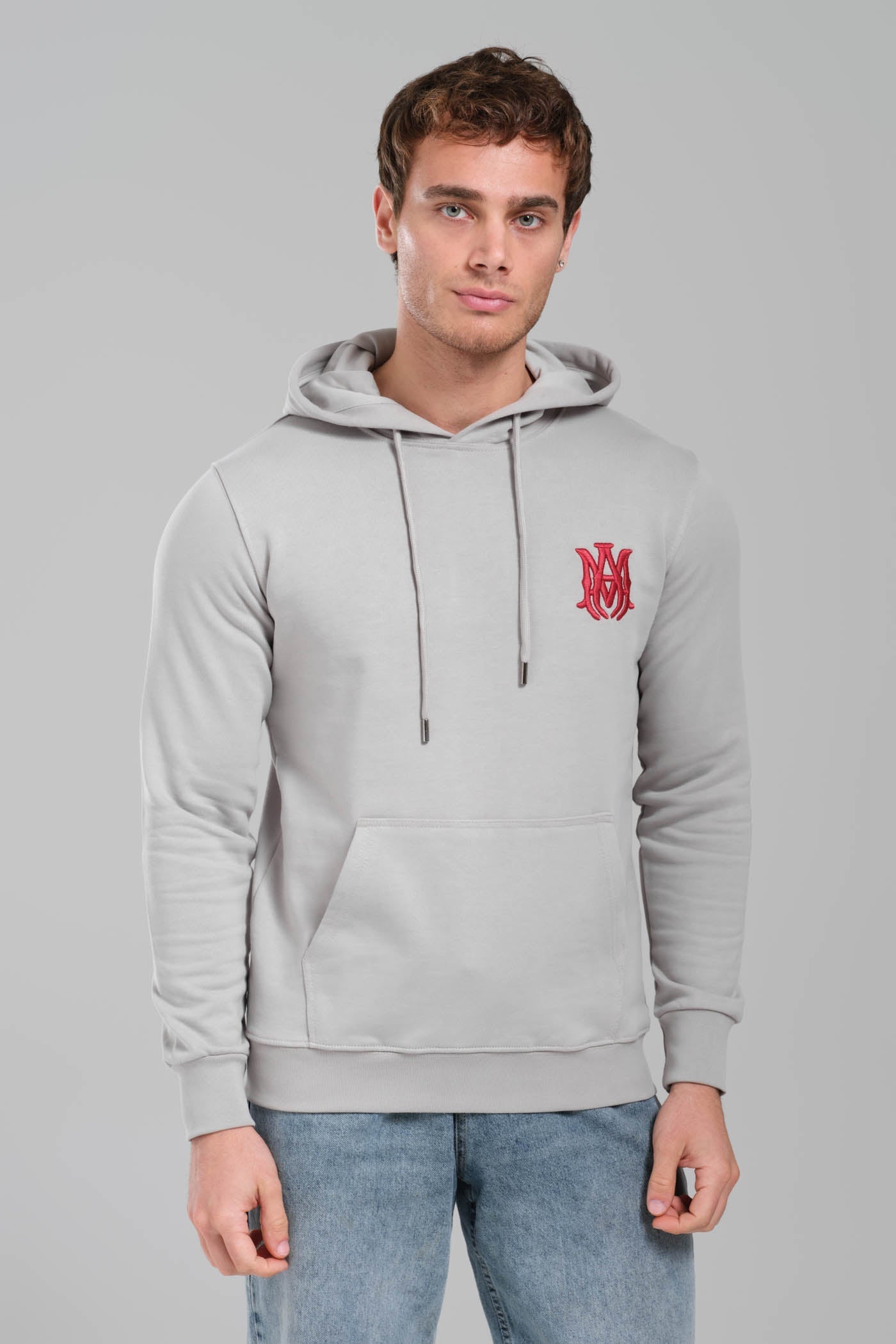 AMIRI Gray MA Core Logo Hoodie