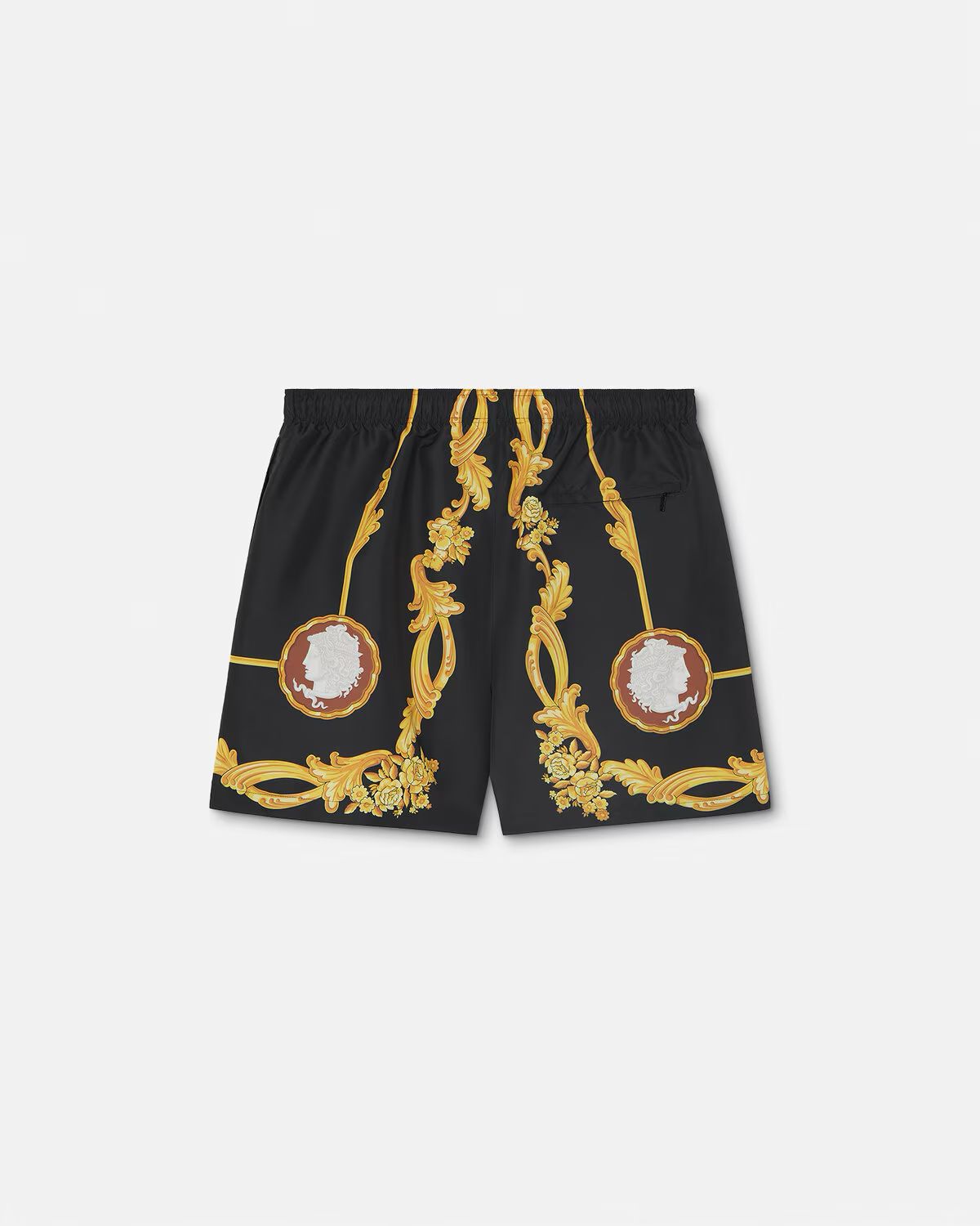 Versace Barocco Medusa Print Swim Shorts
