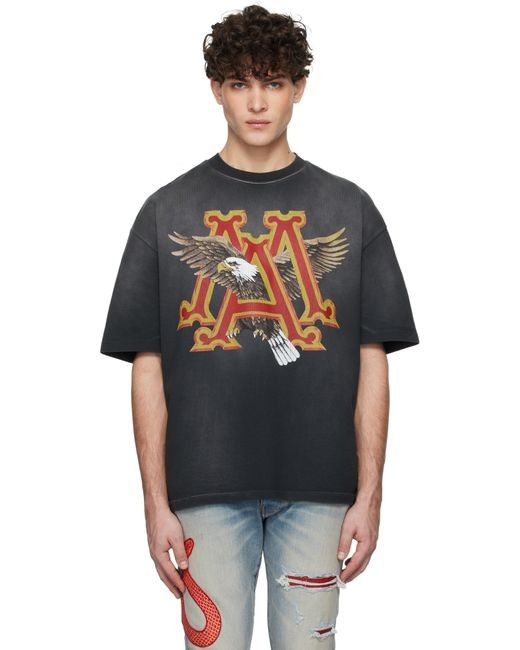 AMIRI  Vintage Eagle printed cotton T-shirt