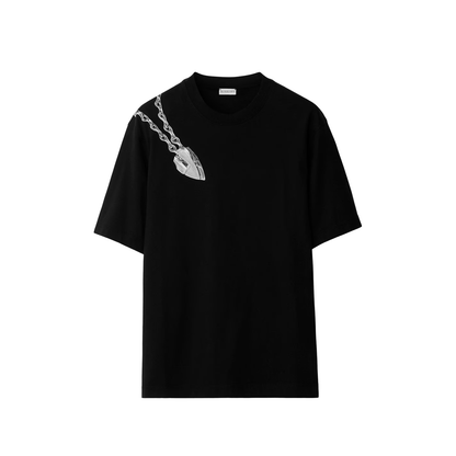 Burberry Shield Hardware Cotton T Shirt
