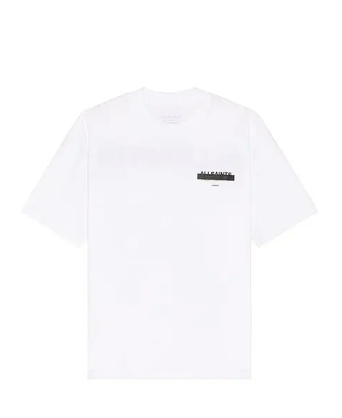 AllSaints Underground oversized t-shirt in White
