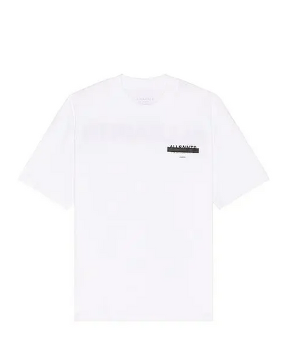 AllSaints Underground oversized t-shirt in White