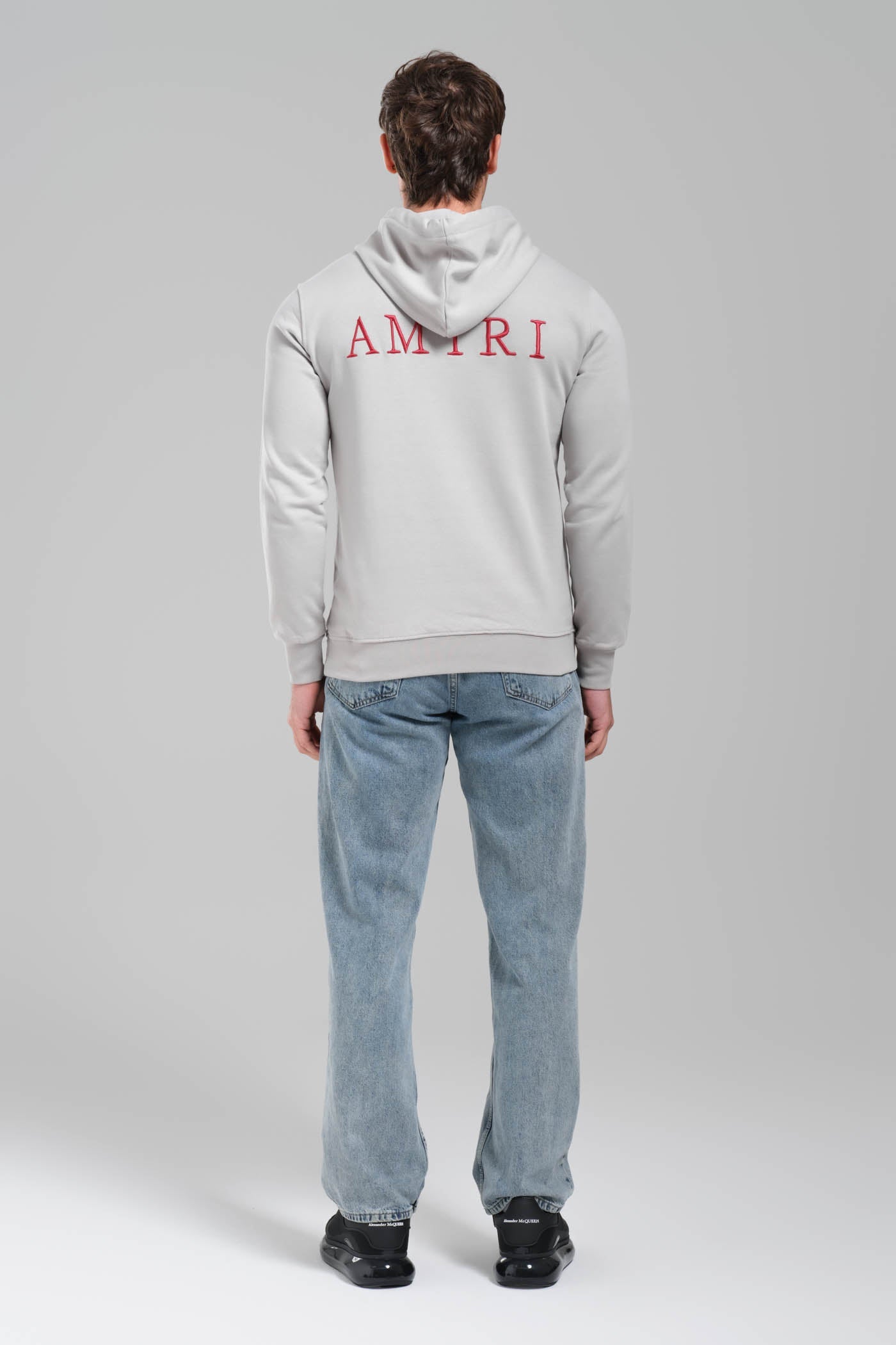 AMIRI Gray MA Core Logo Hoodie