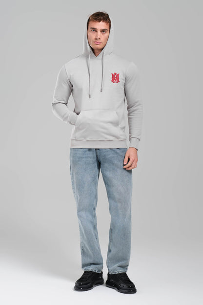 AMIRI Gray MA Core Logo Hoodie
