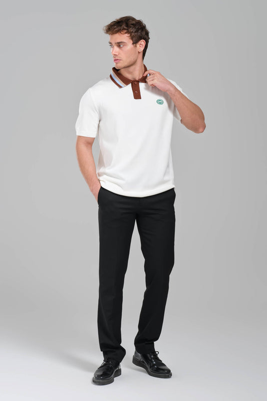 Gucci  Logo Polo  T-Shirt – White