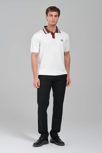 Gucci GRG Logo Polo Shirt White