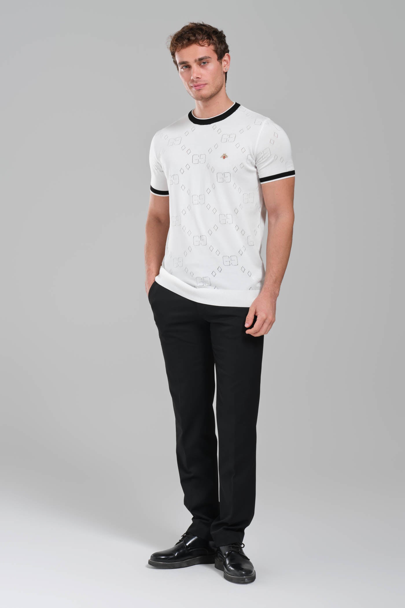 Gucci Cotton jersey T-shirt with embroidery White