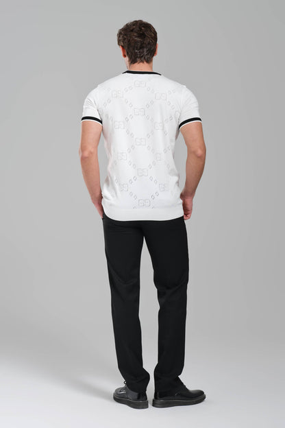 Gucci Cotton jersey T-shirt with embroidery White