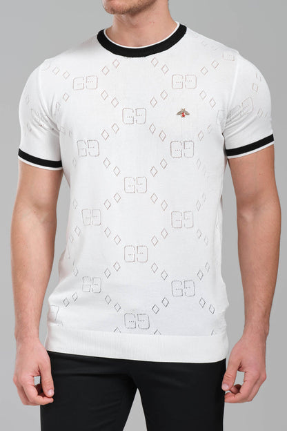 Gucci Cotton jersey T-shirt with embroidery White