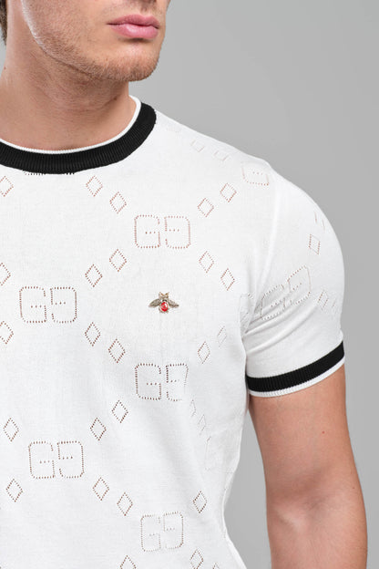 Gucci Cotton jersey T-shirt with embroidery White