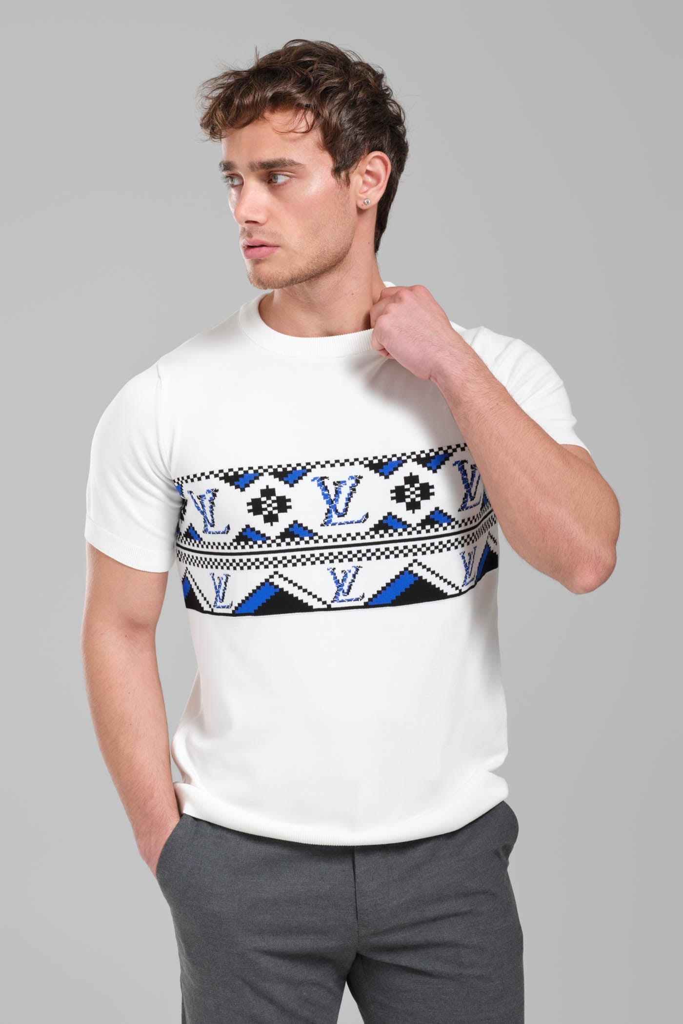 Louis Vuitton LV Crewneck T Shirt white