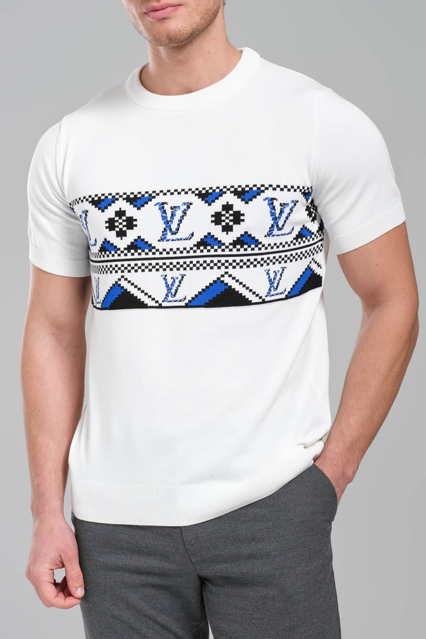 Louis Vuitton LV Crewneck T Shirt white
