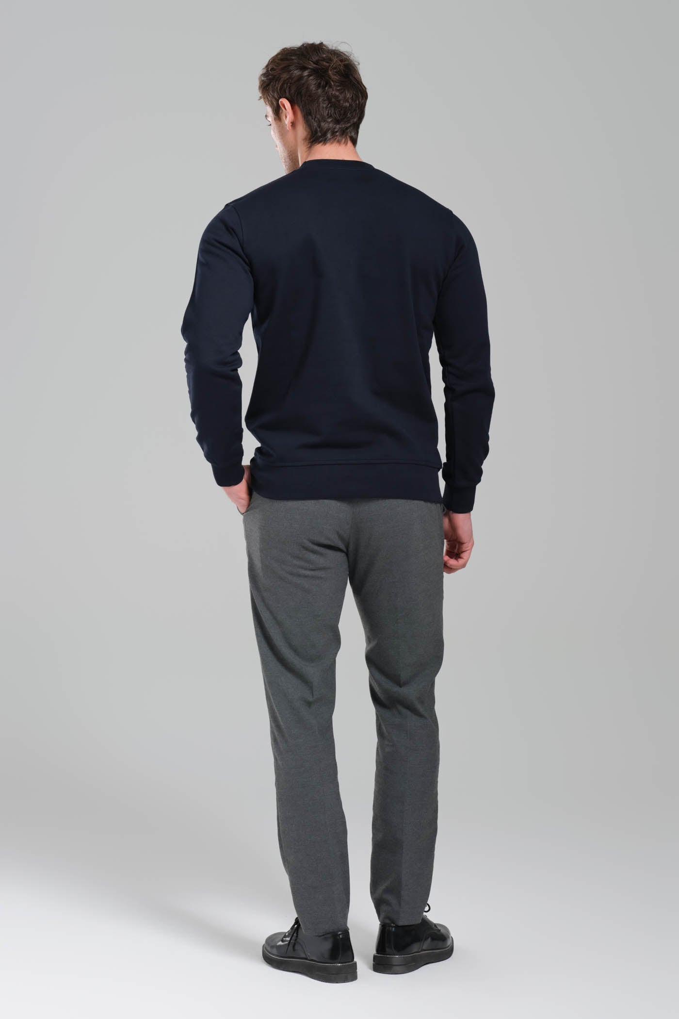 Moncler Logo Patch Cotton Sweatshirt