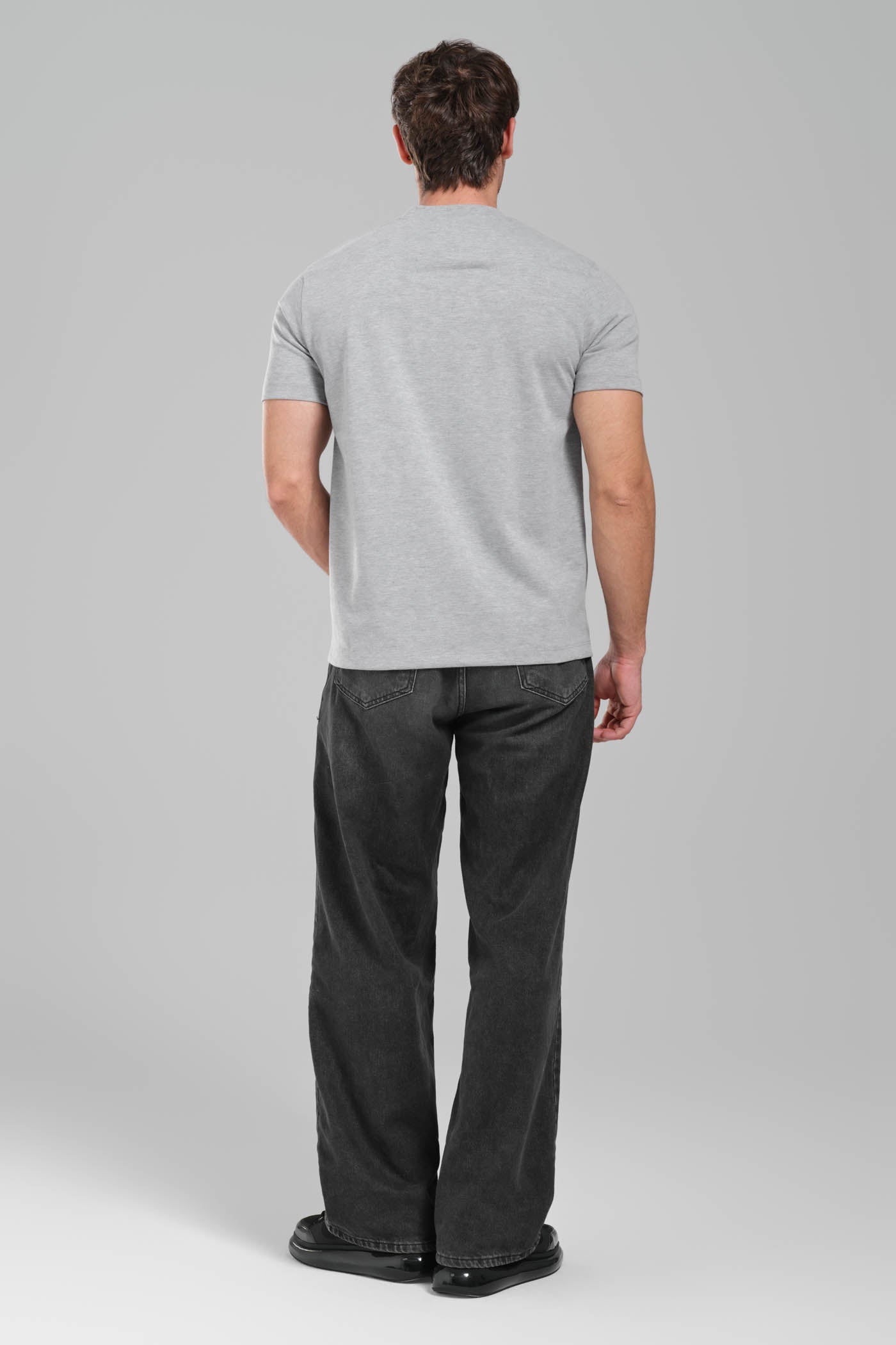 GIVENCHY Logo-embroidered cotton T-shirt grey