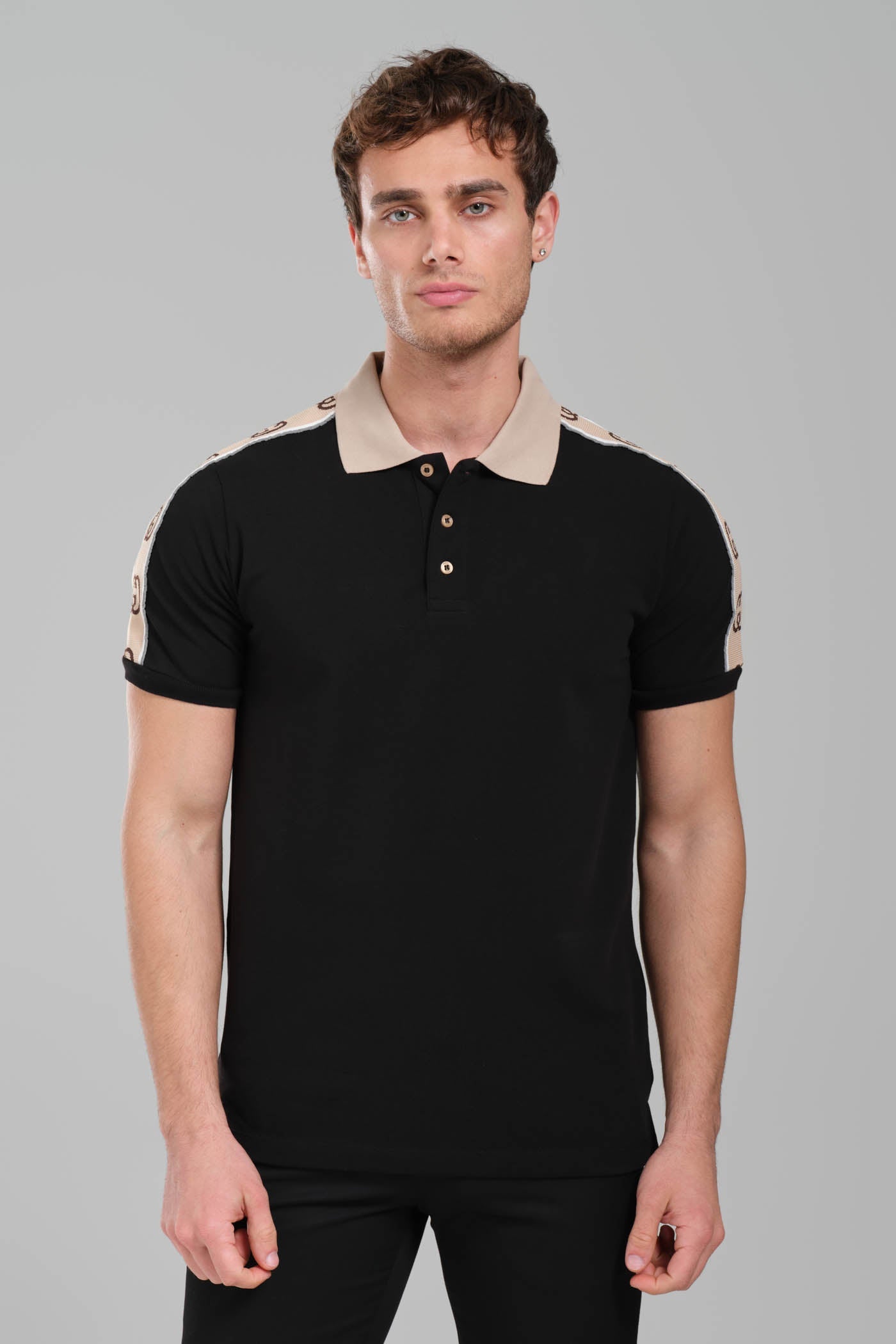 Gucci GRG Logo Polo Shirt - Black