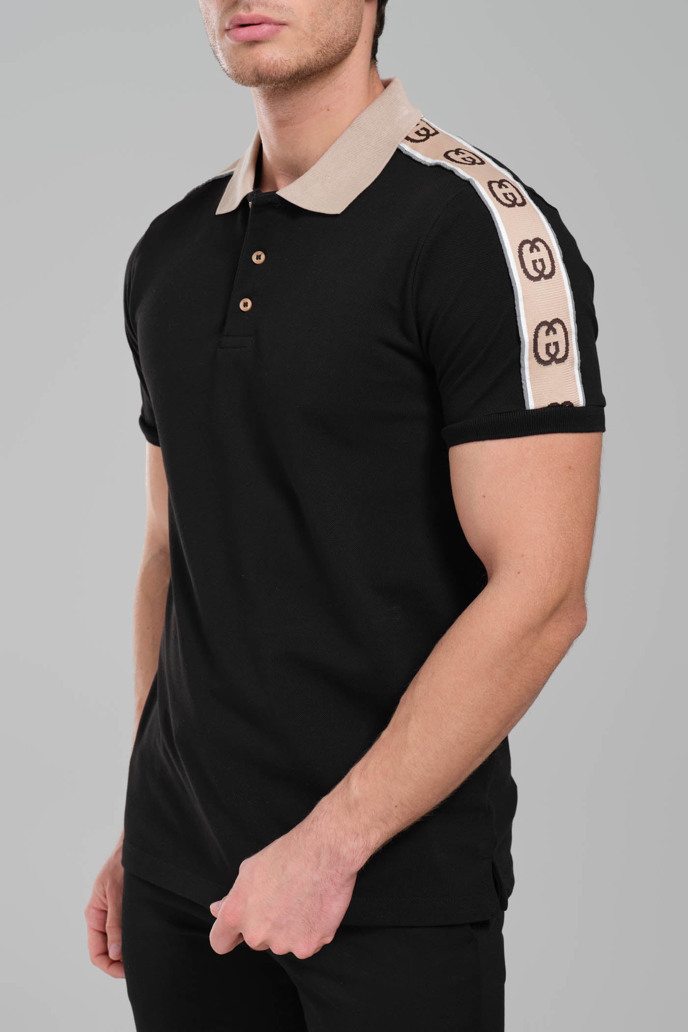 Gucci GRG Logo Polo Shirt - Black
