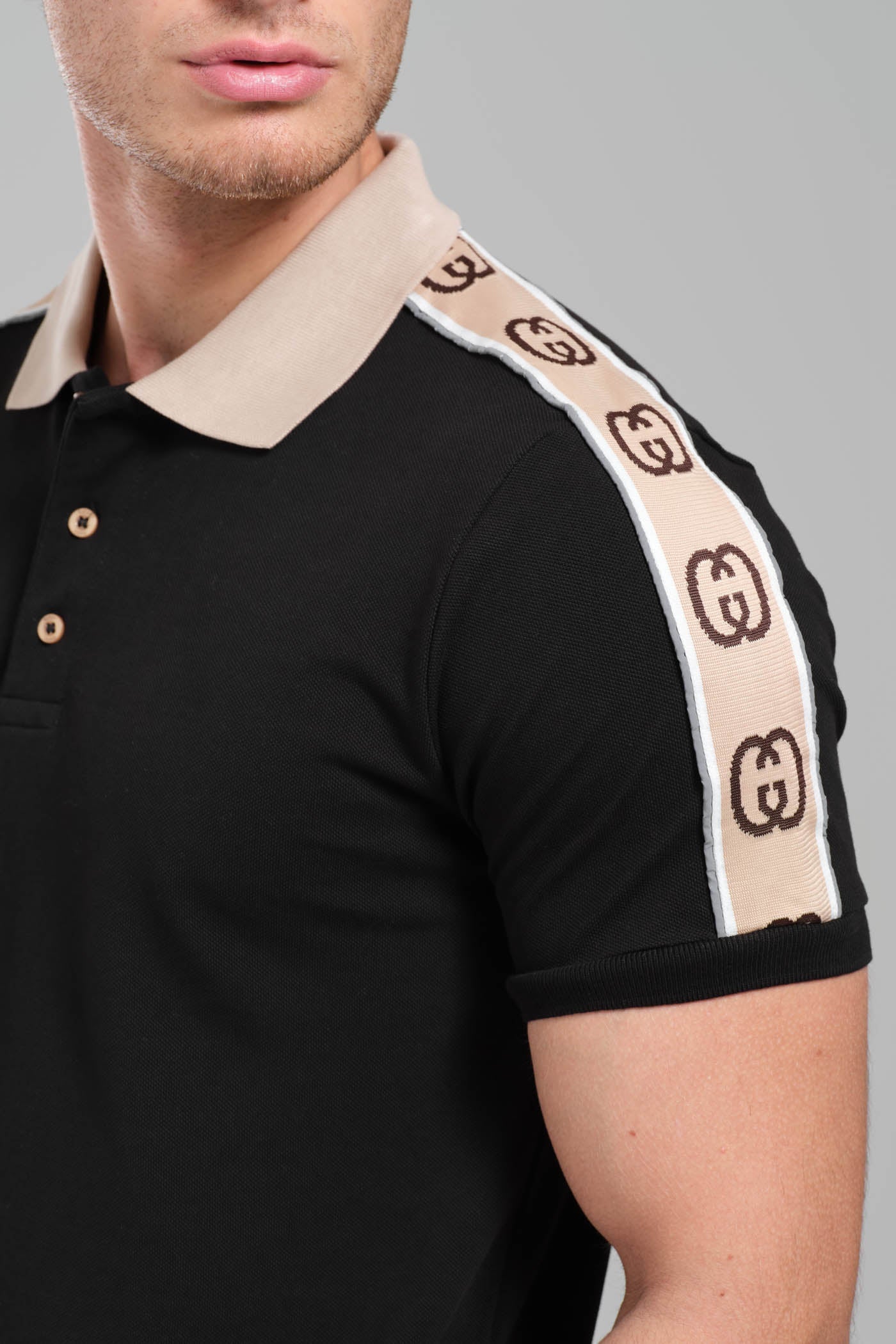 Gucci GRG Logo Polo Shirt - Black