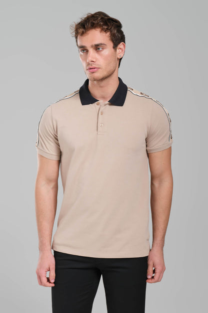 Gucci GRG Logo Polo Shirt - Light Brown