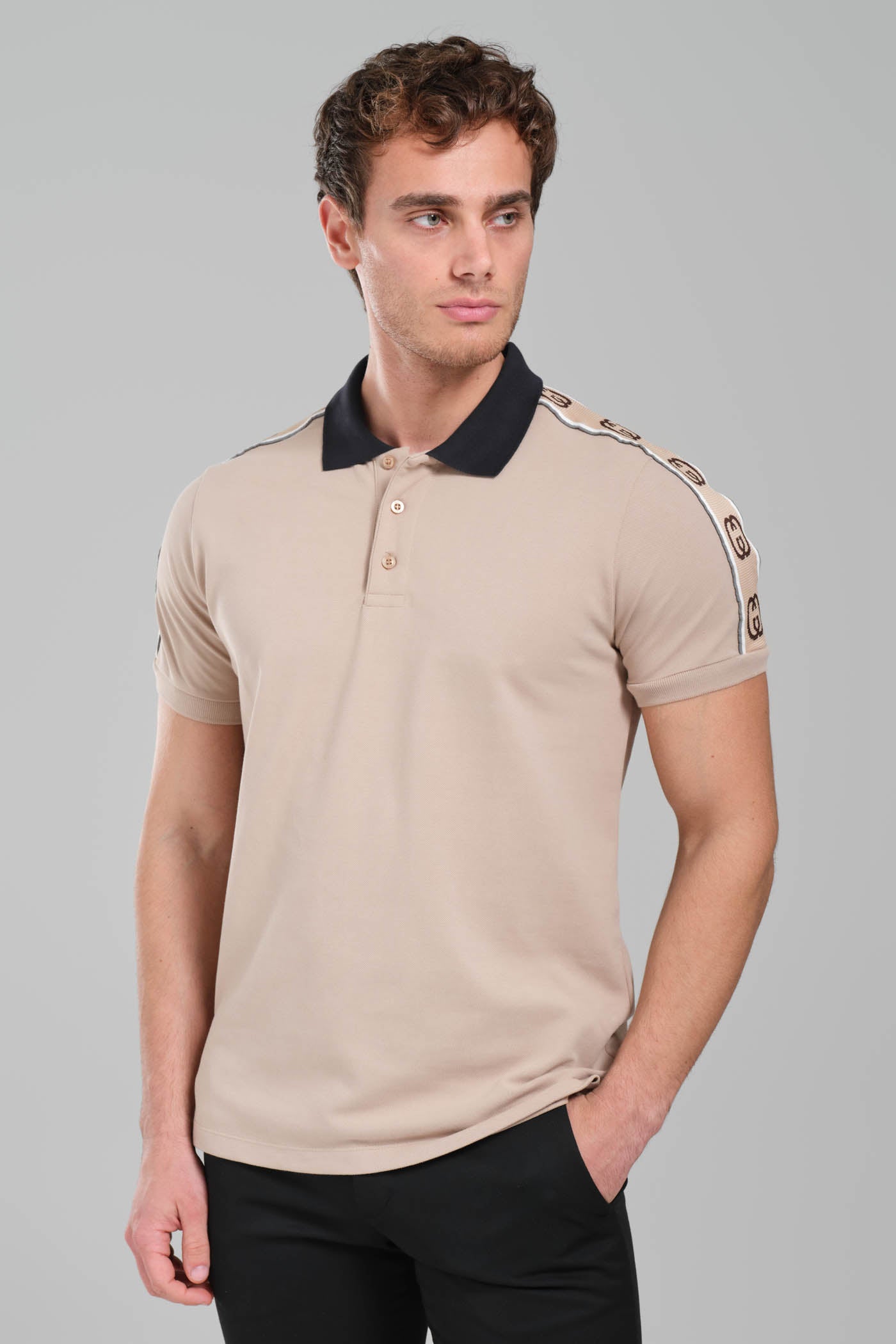 Gucci GRG Logo Polo Shirt - Light Brown