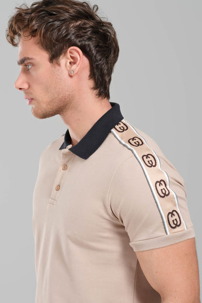Gucci GRG Logo Polo Shirt - Light Brown