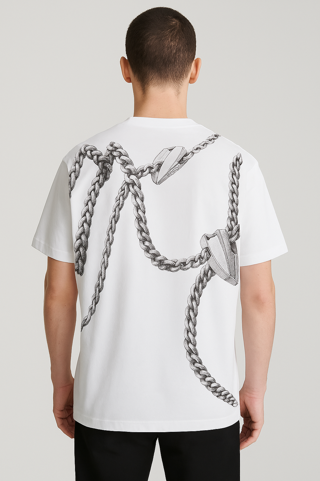 Burberry Shield Hardware Cotton T Shirt - White