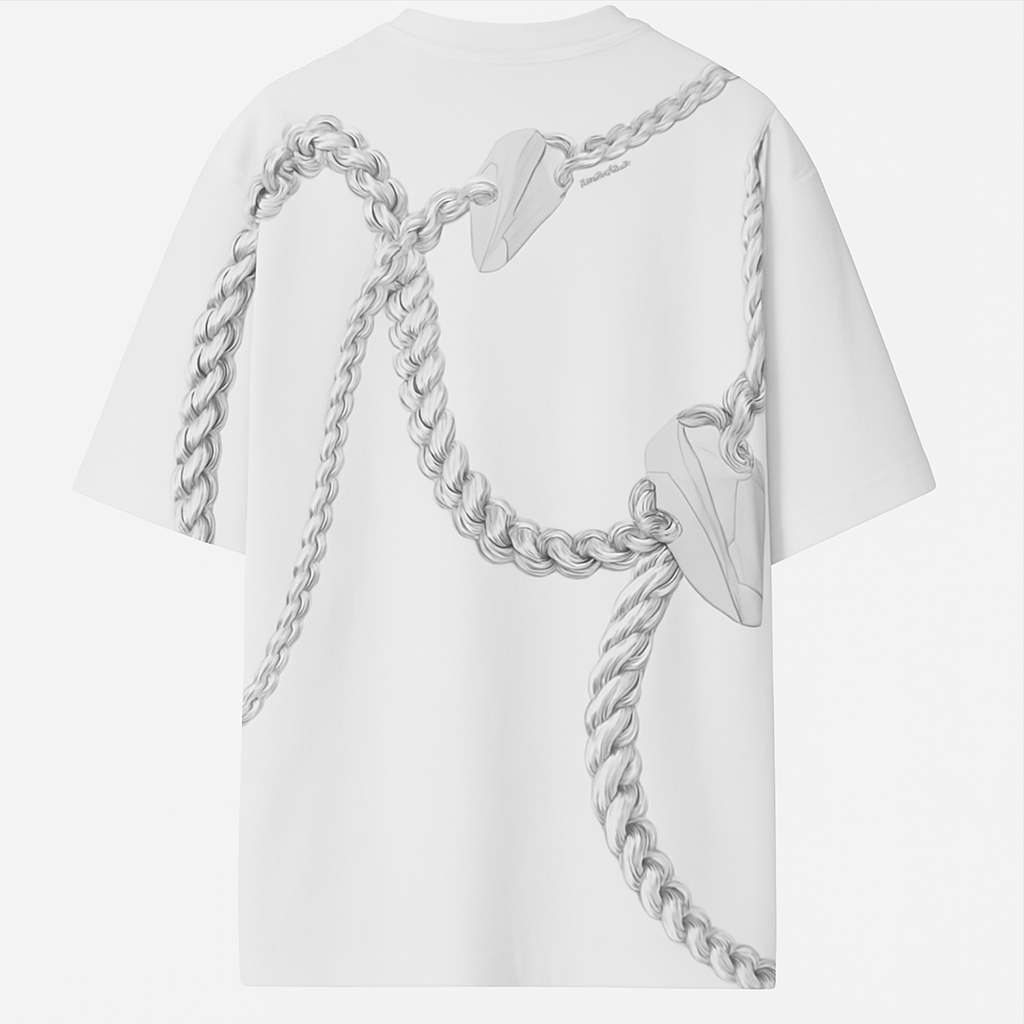Burberry Shield Hardware Cotton T Shirt - White