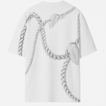 Burberry Shield Hardware Cotton T Shirt - White