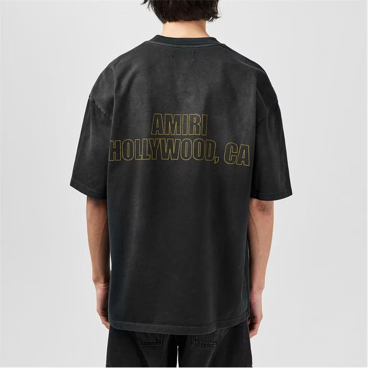 AMIRI  Vintage Eagle printed cotton T-shirt