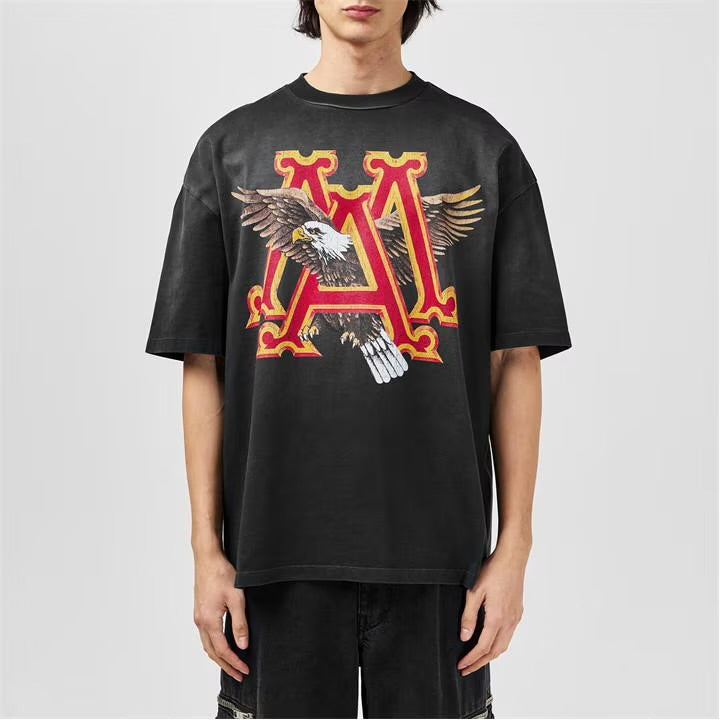 AMIRI  Vintage Eagle printed cotton T-shirt
