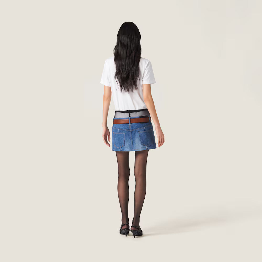 Miu Miu Cotton jersey T-shirt White