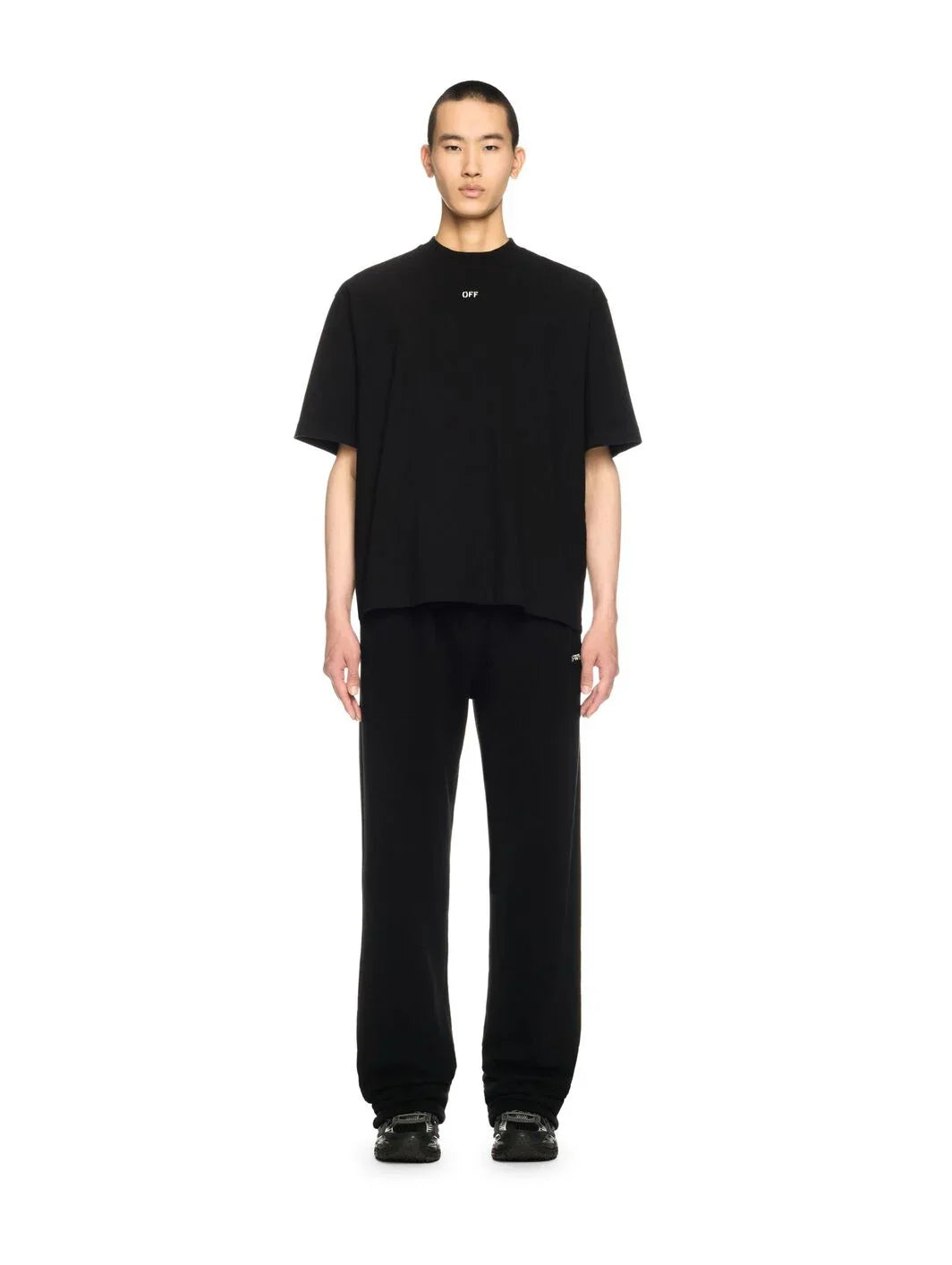 Off-White Men's Spray Arrow Slim T-Shirt Black