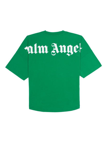 Palm Angels Oversized Logo T-Shirt - Green | Premium Streetwear Fashion
