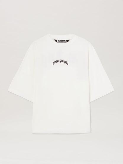 Palm Angels Classic Oversized White Logo T-Shirt