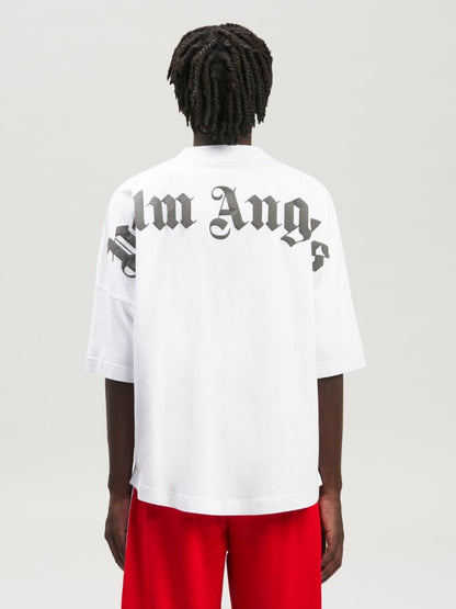 Palm Angels Oversized Logo T-Shirt - White | Premium Streetwear Fashion