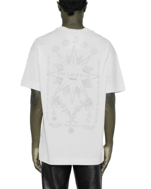 Givenchy Tarot-print cotton T-shirt - White