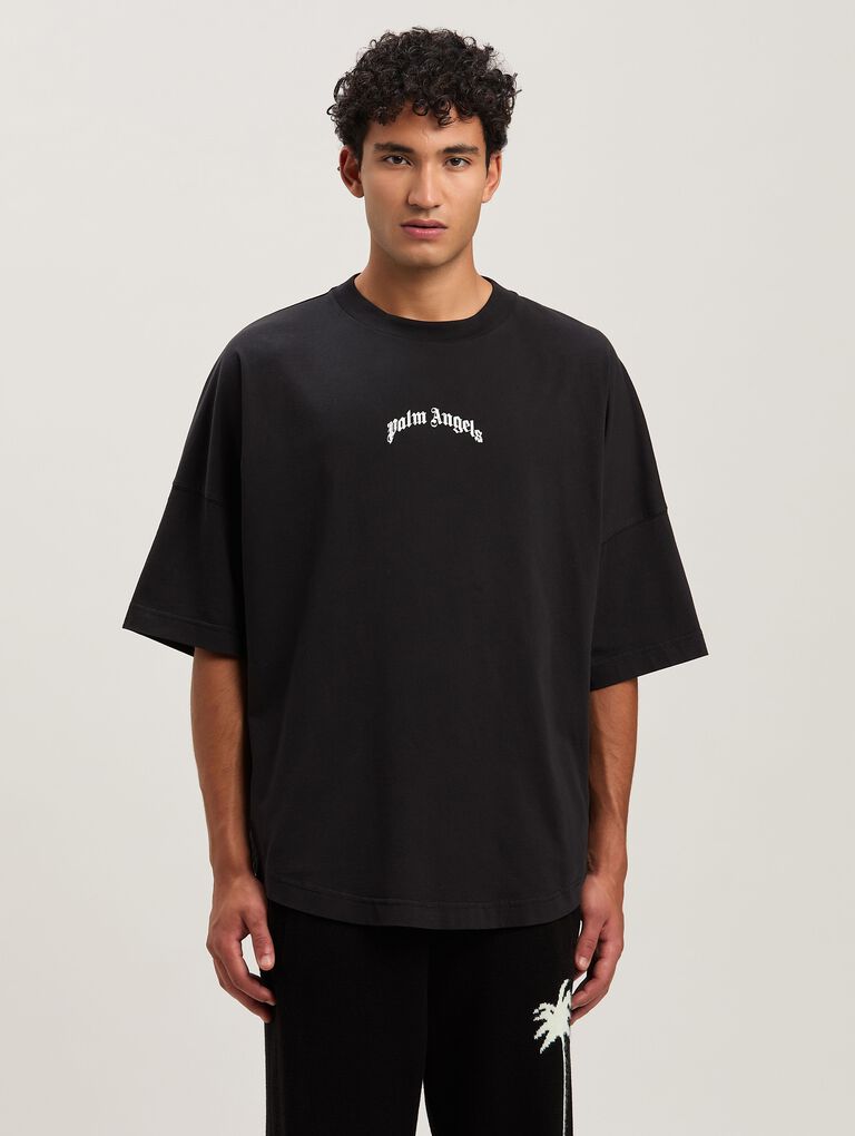 Palm Angels Classic Oversized Black Logo T-Shirt