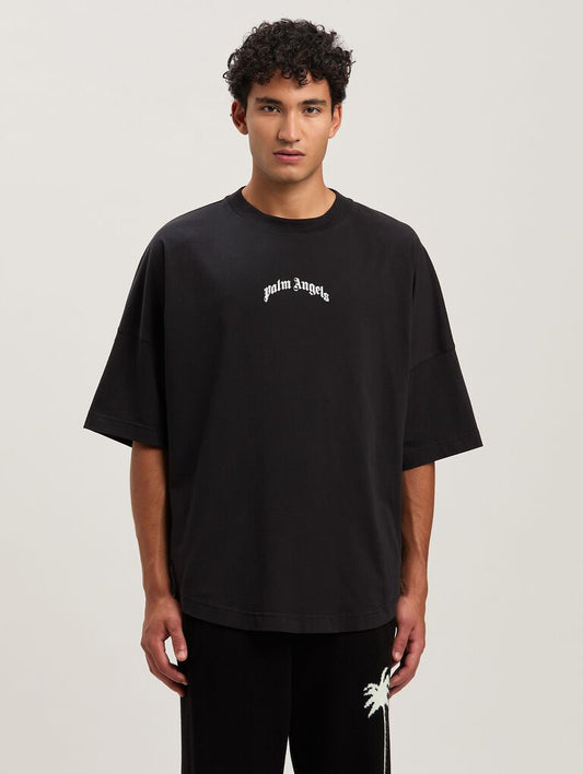 Palm Angels Classic Oversized Black Logo T-Shirt