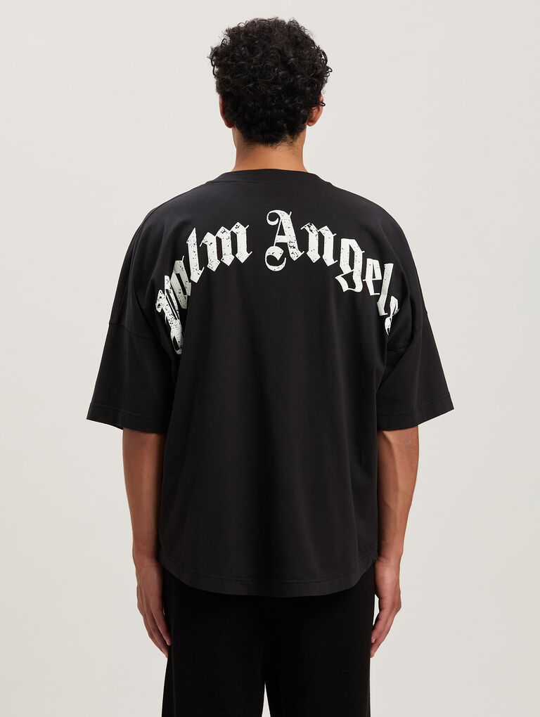 Palm Angels Classic Oversized Black Logo T-Shirt