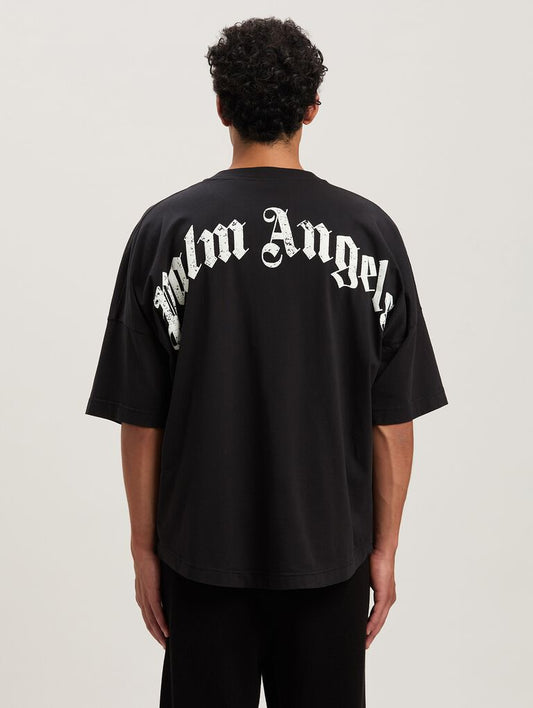 Palm Angels Classic Oversized Black Logo T-Shirt