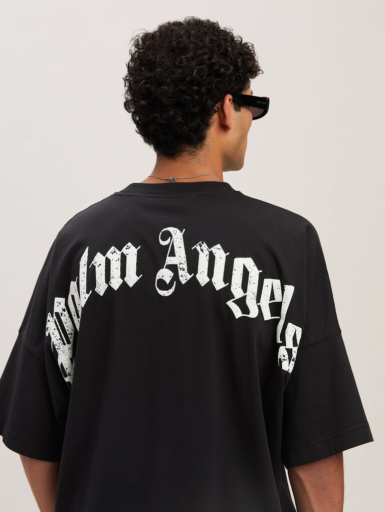 Palm Angels Classic Oversized Black Logo T-Shirt