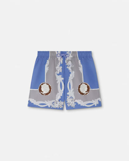 Versace Barocco Medusa Print Swim Shorts