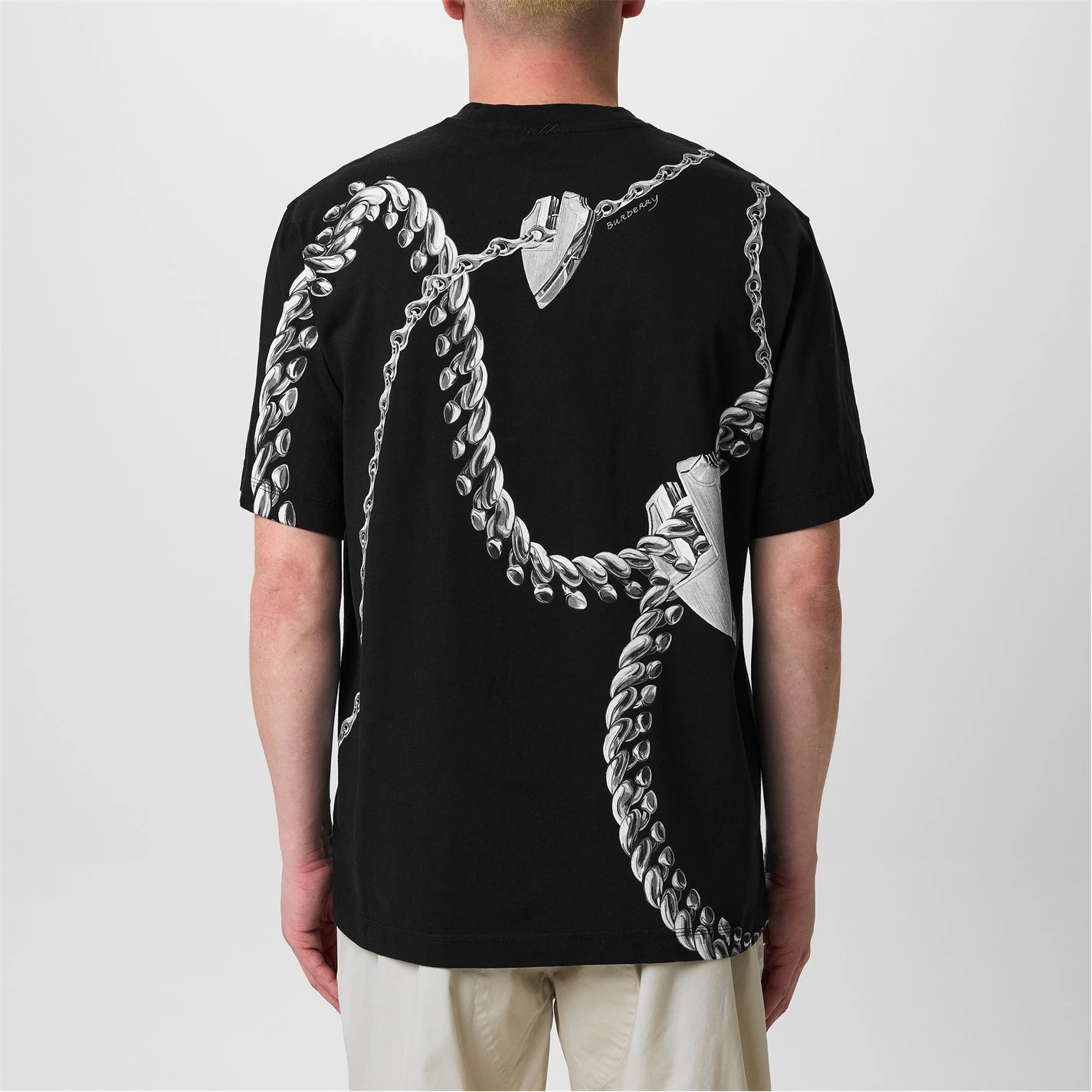 Burberry Shield Hardware Cotton T Shirt