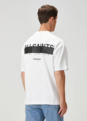 AllSaints Underground oversized t-shirt in White
