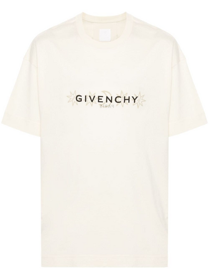 Givenchy Tarot-print cotton T-shirt - Beige Cream