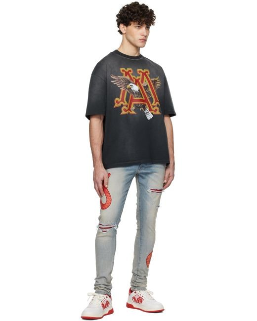 AMIRI  Vintage Eagle printed cotton T-shirt