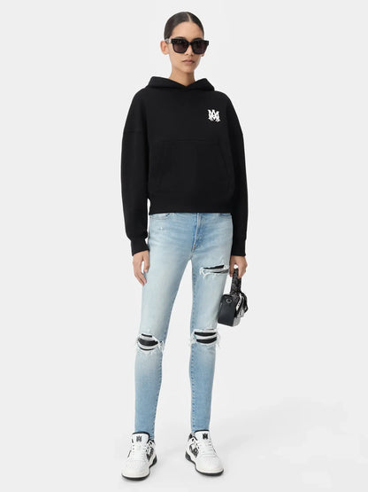 AMIRI Black Logo Hoodie - Stylish Women's Streetwear for Everyday Comfort