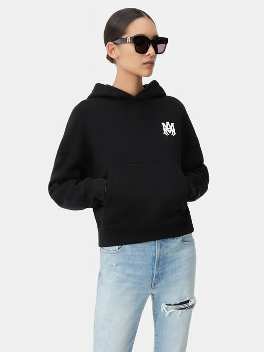 AMIRI Black Logo Hoodie - Stylish Women's Streetwear for Everyday Comfort