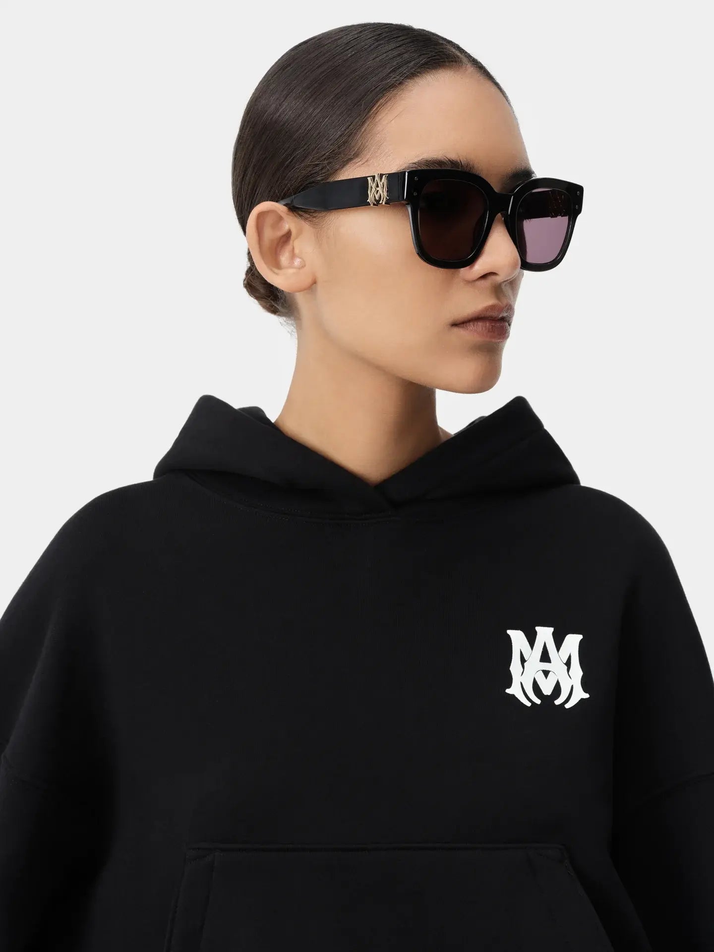 AMIRI Black Logo Hoodie - Stylish Women's Streetwear for Everyday Comfort